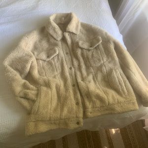 Free People Sherpa Trucker